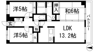 センチュリーコート宝塚の物件間取画像